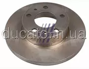 Тормозной диск передний не вентилируемый R15 Peugeot Boxer (1994-2002), 4246J8, 4249H6, 1606308980, FT31032